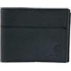 CARHARTT SADDLE LEATHER BIFOLD WALLET BLACK
