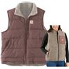 CARHARTT SMANICATO DONNA REVERSIBILE IN TEDDY NUTMAG