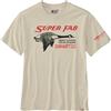 CARHARTT T-shirt leggera relaxed fit con grafica Fab OAT MILK