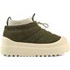 COLORS OF CALIFORNIA HOODY SNEAKER IN PELLE IMBOTTITA MILITARY