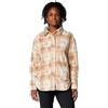 COLUMBIA GIACCA CAMICIA IN PILE BENTON SPRINGS BEIGE BIANCA