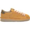 PANCHIC SCARPA ALLACCIATA P001 DONNA IN SUEDE CURRY BROWN POWDER PINK