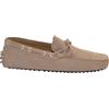 PATRIZIO DOLCI CAR SHOE MOCASSINO CAMOSCIO BEIGE GOMMINI