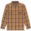 QUIKSILVER CAMICIA MANICHE LUNGHE ALMOND YANKEE LS