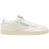 Reebok Club C 85 Vintage - Sneakers uomo in pelle | Stile rétro iconico CHALK PAPERWHITE GLEN