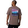 COLUMBIA T-SHIRT HEAVYWEIGHT BACK GRAPHIC TEE MARRONE