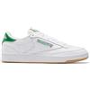 REEBOK SNEAKER CLUB C 85 WHITE GREEN GUM