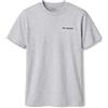 COLUMBIA T-SHIRT IN COTONE BIOLOGICO OUTDOOR BACK GRAPHIC GREY