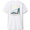 COLUMBIA T-SHIRT IN COTONE BIOLOGICO OUTDOOR BACK GRAPHIC WHITE SHINING