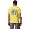 COLUMBIA T-SHIRT OUTDOOR BACK GRAPHIC TEE GIALLA