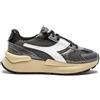 DIADORA MERCURY ELITE SILVER USED WN BLACK WHITE