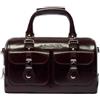 DR MARTENS TOP HANDLE BAG CHERRY RED OXFORD RUB OFF BAULETTO