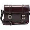 DR MARTENS VEGAN SATCHEL CHERRY RED OXFORF RUB OFF 11''