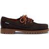 SEBAGO ASKOOK LUG SUEDE WAXED DARK BROWN