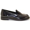 ELISA LANCI MOCASSINO IN PELLE ABRASIV LUXOR NERO