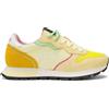 SUN 68 SNEAKER ALLY COLOR EXPLOSION IN MESH E SUEDE GIALLO LIMONE