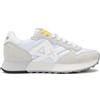 SUN 68 SNEAKER JAKI 2.0 BICOLORIN NYLON E SUEDE BIANCA