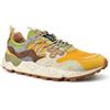 FLOWER MOUNTAIN YAMANO 3 MAN Sneakers in suede nylonocher orange beige