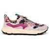 FLOWER MOUNTAIN YAMANO 3 WMN Sneakers in suede nylon camo pink fucsia