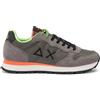SUN 68 SNEAKER TOM FLUO IN NYLON E SUEDE INCHIOSTRO