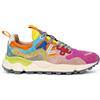 FLOWER MOUNTAIN Yamano 3 wmn Sneakers in suede nylon fucsia pink multy
