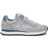 SUN 68 SNEAKER TOM SOLID IN NYLON E SUEDE GRIGIO CHIARO