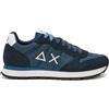 SUN 68 SNEAKER TOM SOLID IN NYLON E SUEDE NAVY BLUE