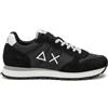 SUN 68 SNEAKER TOM SOLID IN NYLON E SUEDE NERA
