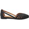 FRAU Ballerina ragnetto in pelle nera