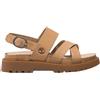 TIMBERLAND CLAIREMONT WAY BACKSTRAP SANDAL MEDIUM BEIGE NUBUCK