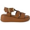 FRAU SANDALO GLADIATORE IN PELLE MOU