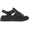 TIMBERLAND CLAIREMONT WAY FISHERMAN SANDAL BLACK FULL GRAIN