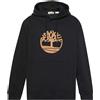 TIMBERLAND FELPA CON CAPPUCCIO KENNEBEC RIVER TREE LOGO HOODIE BLACK