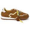 Gio+ Cielo sneakers donna pelle camoscio marrone - charm removibile