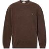 TIMBERLAND MAGLIONE GIROCOLLO IN LANA MERINO COHAS BROOK MARRONE
