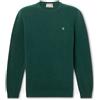 TIMBERLAND MAGLIONE GIROCOLLO IN LANA MERINO COHAS BROOK VERDE SCURO
