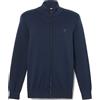 TIMBERLAND MAGLIONE IN COTONE A ZIP INTERA WILLIAMS RIVER DARK BLUE