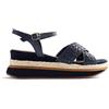 GIOSEPPO SANDALI ZEPPA RAFIA TREVELIN BLACK