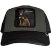 GOORIN BROS BASEBALL CAP BAD BOY ROTWAILLER NERO VERDE