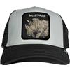 GOORIN BROS BASEBALL CAP BULLETPROOF RINOCERONTE BIANCO GRIGIO