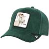 GOORIN BROS BASEBALL CAP DAPPER HIM CORDUROY GUARD IN VELLUTO VERDE