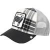 GOORIN BROS BASEBALL CAP DAPPER SHEEP ITALY VOID IN PLAID NERO AVORIO