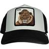 GOORIN BROS BASEBALL CAP KING LEONE BIANCO NERO