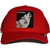 GOORIN BROS BASEBALL CAP ROSSO LONE WOLF