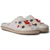 TONI PONS PANTOFOLE DA DONNA IN FELTRO CON FIORI TULIPA