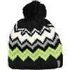 GREAT ESCAPES BEANIE OSLO MAN PRINT BLACK GREEN