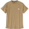 CARHARTT T-shirt Carhartt Force relaxed SANDSTONE HEATHER