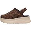 HEY DUDE DELRAY CLOG SUEDE BROWN LEOPARD