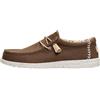 HEY DUDE WALLY STRETCH CANVAS TEAK BROWN