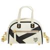 KEH NOO MINI BORSA IN ECOPELLE BIANCA E NERA